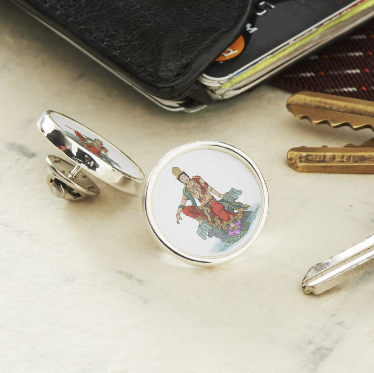 Guan Yin Lapel Pin