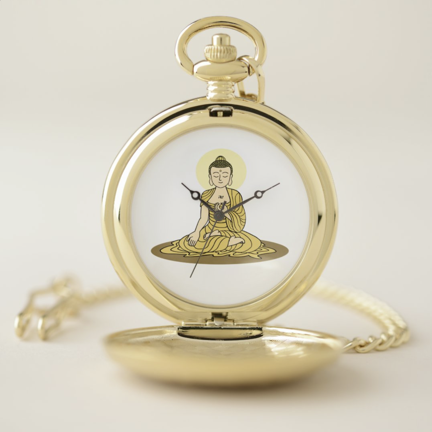 Buddha pocket watch