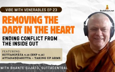 Removing the Dart in the Heart. Recording of Vibe with Venerables Ep 23, with Bhante Sujato