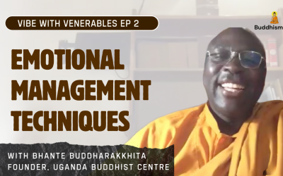 Recording of Episode 02 Vibe with Venerables “Emotional Management Techniques” with Bhante Buddharakkhita