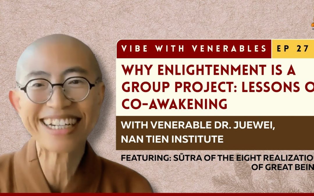 Why Enlightenment Is a Group Project: Lessons on Co-Awakening | Vibe with Venerables Ep 27 with Venerable Juewei