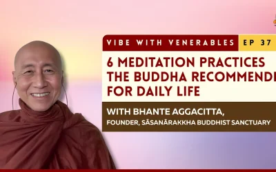 6 Meditation Practices the Buddha Recommended (feat. Bhante Aggacitta) | Vibe with Venerables Ep 37
