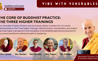 Concluding Our Journey: 10 Sessions on Ethical Conduct, Concentration, and Wisdom with Sravasti Abbey Monastics