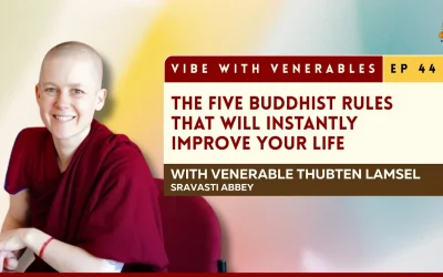 The Five Buddhist Rules That Will Instantly Improve Your Life | Vibe with Venerables Ep 44