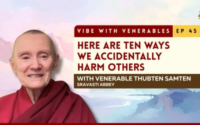 Ten Non-Virtues: How Our Actions, Speech, and Thoughts Create Suffering | Vibe with Venerables Ep 45